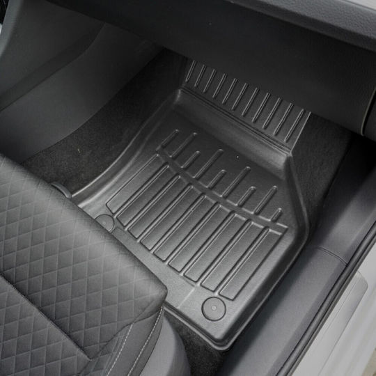 Umbrella Satz Vorder- und Hintermatten 2Stück aus Gummi für Kia XCeed 2019 Schwarz