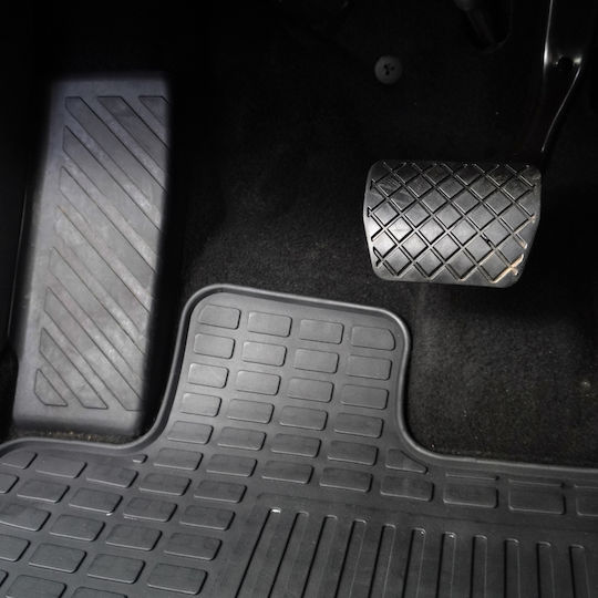 Umbrella Set Covorașe Față și Spate 4buc din Furtun pentru Volkswagen Caddy 2003-2019 Negre