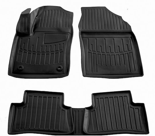 Umbrella Set Covorașe Față și Spate 4buc din Furtun pentru Toyota C-HR 2016+ Negre