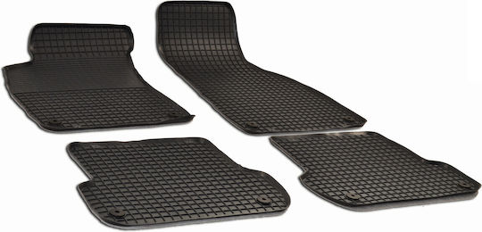 Umbrella Set Covorașe Față și Spate 4buc din Furtun pentru Seat Exeo Audi A4 2005-2007 Negre