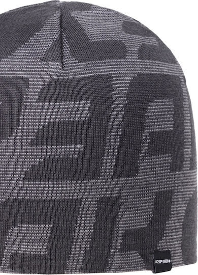 Beanie Unisex Beanie Gestrickt in Gray Farbe
