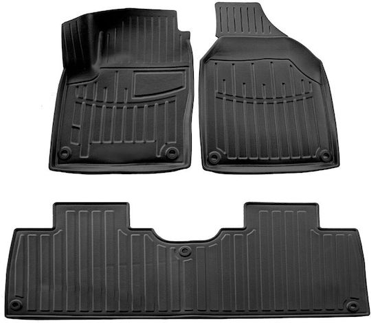 Umbrella Set of Front and Rear Mats 4pcs for Volkswagen Sharan 1995-2010 Black