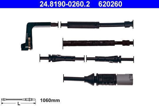 Brake Pad Wear Sensor Front Ate Bmw 5 Gran Turismo F07 7 F01 F02 F03 F04 3.0 3.0d 4.4 02.08-06.15 1060mm