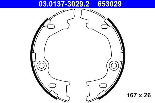 Set placute frana Hyundai I30 Fd Ate 03013730292