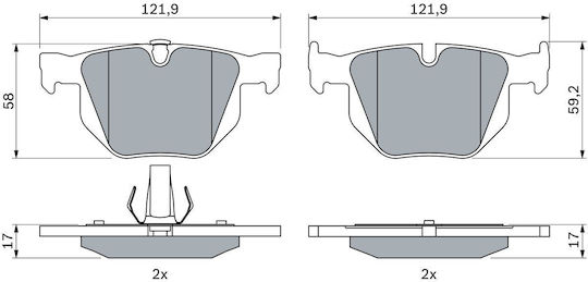 Bosch Disc Brake Pad Set