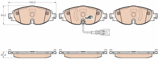 Trw Moto Disc Brake Pad Set