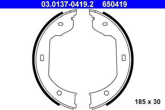 Set Brake Pads Bmw 3 Cabriolet E46 Ate 03013704192