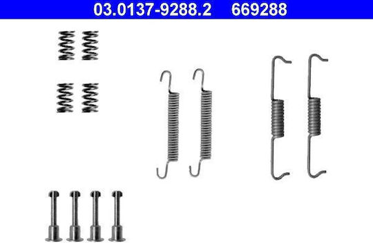 Set Brake Shoe Accessories Audi Q7 4l Ate 03013792882