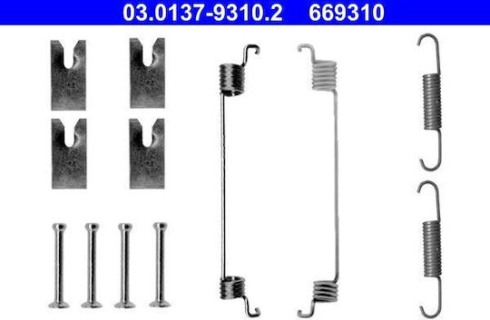 Set Citroen Nemo Brake Shoe Accessories Body Aa Ate 03013793102