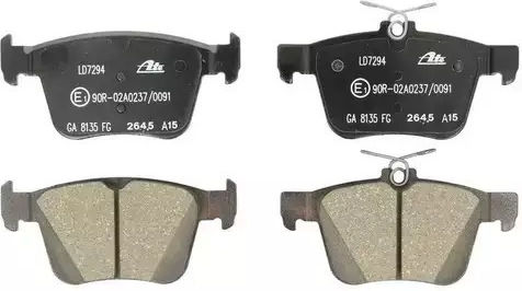 Накладки за спирачки Audi A3 8v1 Ate 13047072942