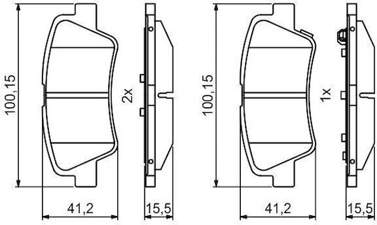 Bosch Disc Brake Pad Set
