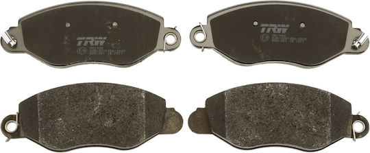 Front Brake Pads Set Trw Ford Transit 2.0d/2.4d 01.00-05.06 Caliper Bolt Supplements Height 64.2mm Width 168.5mm Thickness 18.4mm