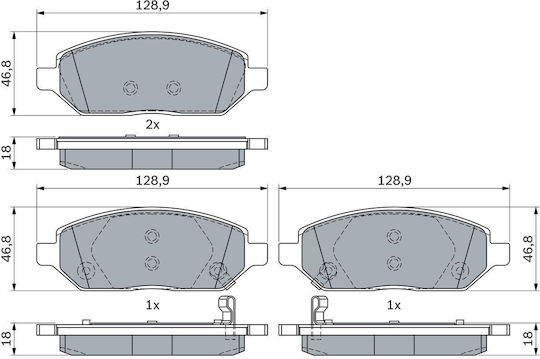 Bosch Disc Brake Pad Set