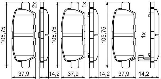 Bosch Disc Brake Pad Set