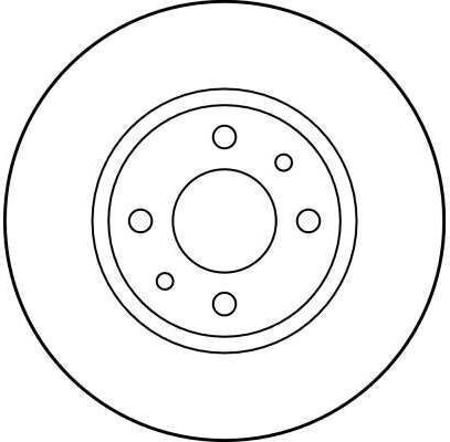 Vordere Rechte Linke Bremsscheibe Trw Alfa Romeo Fiat Ø257mm Dicke 20mm 4-Loch Belüftet Beschichtet