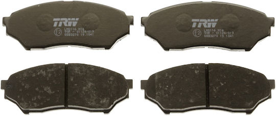 Front Brake Pads Set Trw Mitsubishi Pajero Pinin I 1.8/2.0 10.99-06.07 Height 48mm Width 123.2mm Thickness 15.5mm