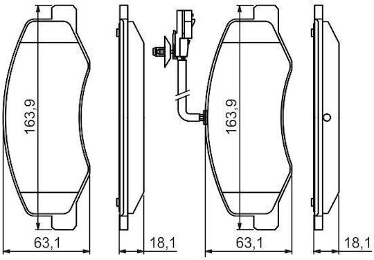 Bosch Disc Brake Pad Set
