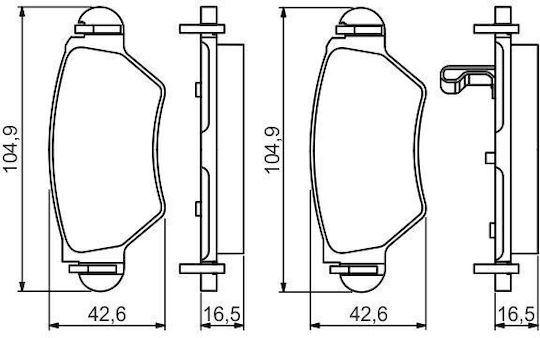 Bosch Disc Brake Pad Set