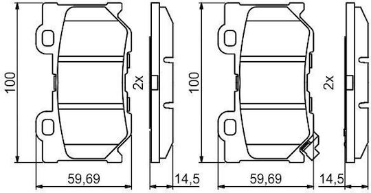 Bosch Disc Brake Pad Set