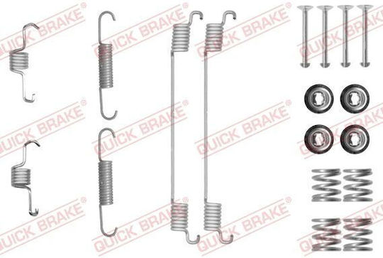 Brake Shoe Set Accessories Smart Cabrio 00-04 City Coupe 98-04 Crossblade 02-03 ForTwo Cabrio-coupe 04-07 Roadster 03-05 Qb1050889-10951