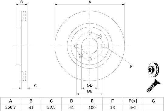 Bosch Brake Disc
