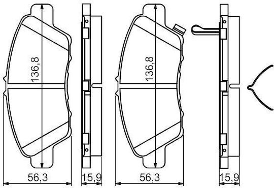 Bosch Disc Brake Pad Set