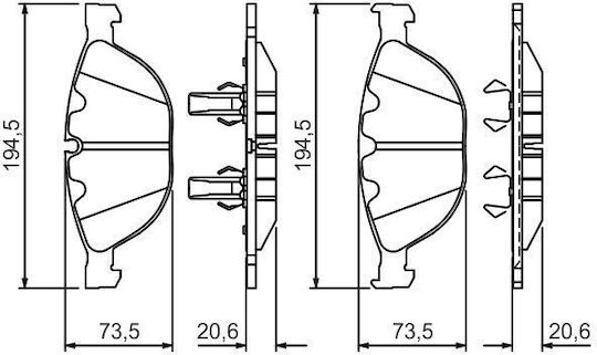 Bosch Disc Brake Pad Set