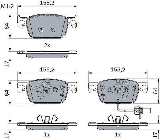 Bosch Disc Brake Pad Set