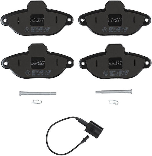 Set Plăcuțe de Frână Fiat Trw Auto Suplimente Înălțime 55.4 Mm Lățime 114.9 Mm Grosime 17.0 Mm
