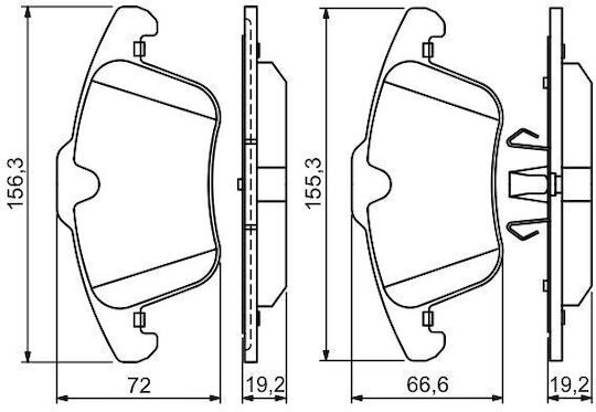 Bosch Disc Brake Pad Set