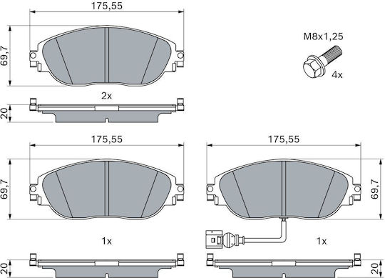 Bosch Disc Brake Pad Set