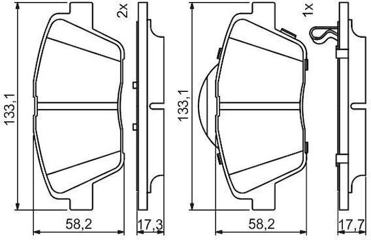 Bosch Disc Brake Pad Set