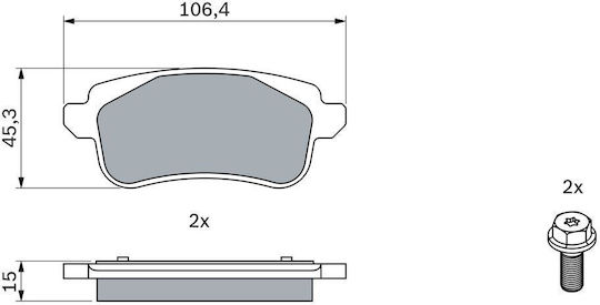 Bosch Disc Brake Pad Set