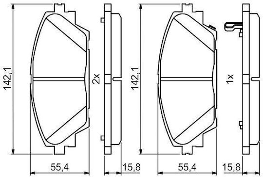 Bosch Disc Brake Pad Set