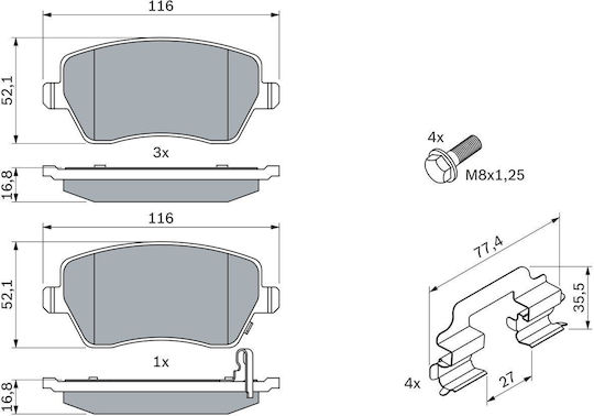 Bosch Disc Brake Pad Set