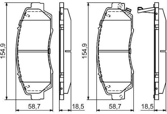 Bosch Disc Brake Pad Set