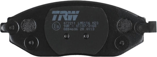 Front Brake Pads Set Trw Automotive Chevrolet Spark Daewoo Matiz 0.8-electric 09.98 Height 49mm Width 133.2mm Thickness 17.5mm Wear Sensor Yes