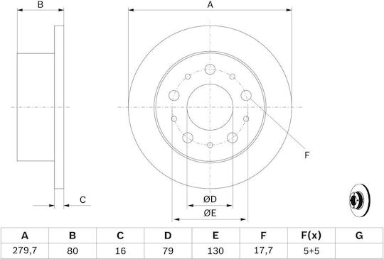 Bosch Brake Disc