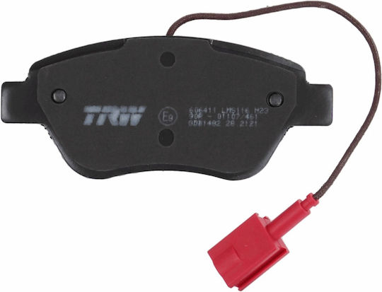 Set Plăcuțe de Frână Față Trw Alfa Romeo Mito Citroen Nemo Fiat 500 Senzor de Uzură Da 1.42kg