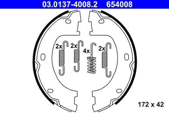 Set de placute de frana Mercedes-benz Sprinter 5-t Caroserie 906 Ate 03013740082