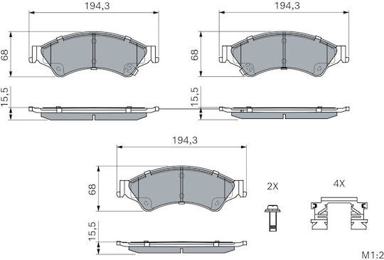 Bosch Disc Brake Pad Set