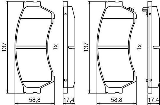 Bosch Disc Brake Pad Set