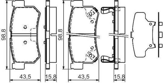 Bosch Disc Brake Pad Set