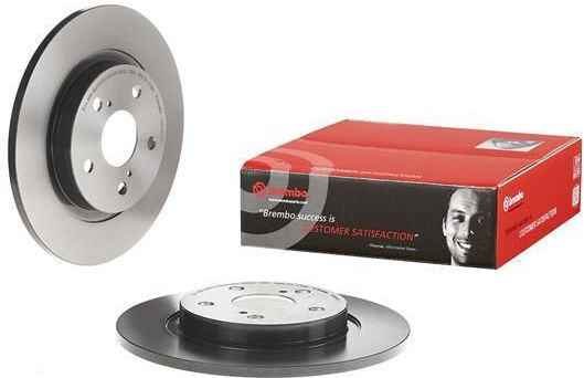 Brembo Заден Ляв Десен Спирачен Диск Toyota Avensis 1.6-2.2d 11.08-10.18 Диаметър 290мм Дебелина 11мм 5 Отвора