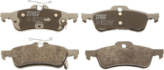 TRW Automotive Rear Disc Brake Pads Set Honda Civic IX 1.4-2.2d Height 43.7mm Width 123.1mm Thickness 14.5mm