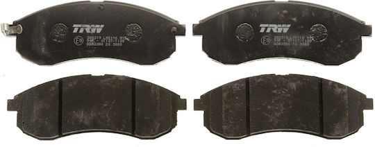 Trw Front Disc Brake Pad Set Mitsubishi L200 2.5d 06.96-12.07 151.2x56.5x14.8 Mm Wear Sensor Yes