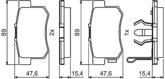 Bosch Disc Brake Pad Set