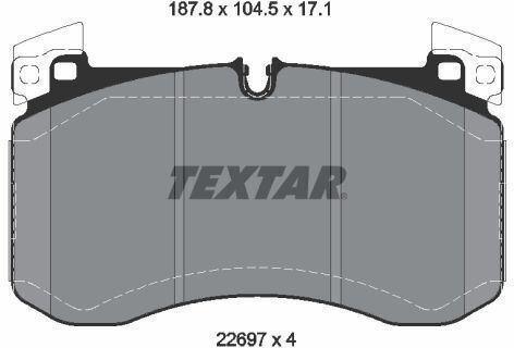 Textar Disc Brake Pad Set