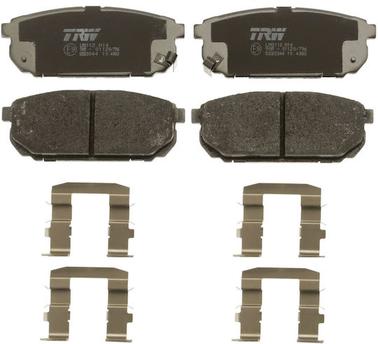 Trw Automotive Rear Brake Pad Set Supplements Kia Sorento I 2.4-3.5 08.02 Height 47mm Width 118.2mm Thickness 15.8mm
