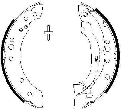 Bosch Brake Shoe Set